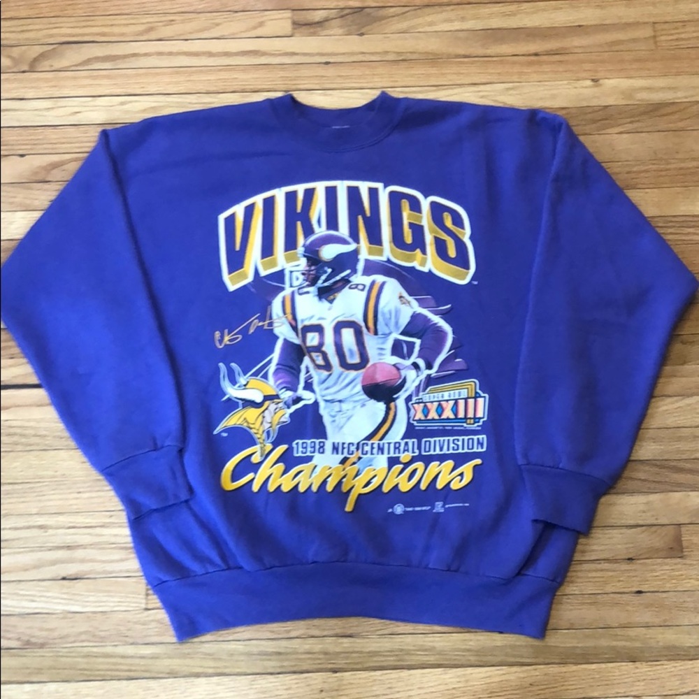 Vintage Vikings Chris Carter Crewneck